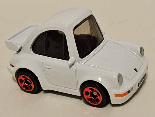 Hot Wheels 2024 #199/250 Porsche 911 Turbo 3.6 (964), TARGET RED EDITION, NEW/LOOSE, white
