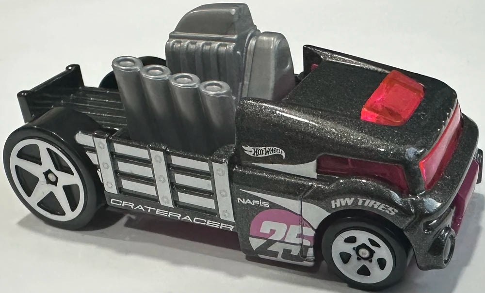 Hot Wheels 2025 #160/250 Crate Racer, NEW/LOOSE, dark grey