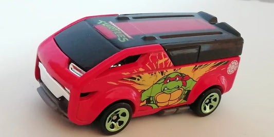 Hot Wheels 2020 Teenage Mutant Ninja Turtles 4/5, The Vanster, NEW/LOOSE, red