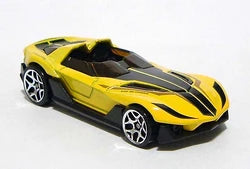 Hot Wheels 2011 #242/244, Yur So Fast, PREOWNED/LOOSE, yellow