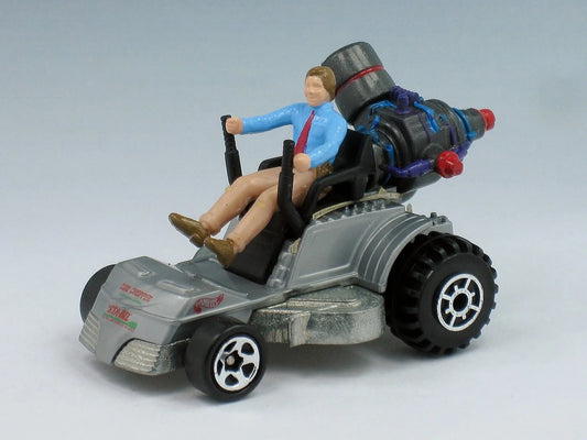 Hot Wheels 1997 Dixie Chopper from Home Improvement 2-pack, grey (with two figures)