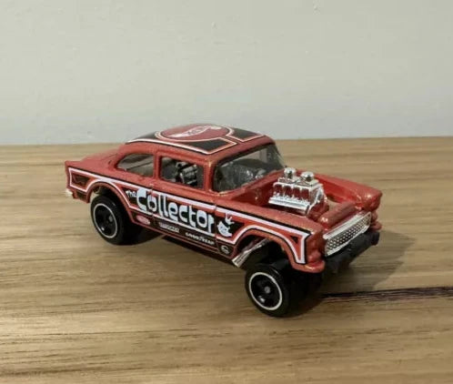 Hot Wheels 2024 #063/250 '55 Chevy Bel Air Gasser, NEW/LOOSE, burnt orange