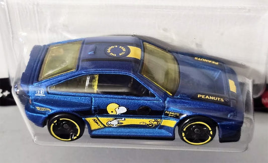 Hot Wheels 2025 Peanuts #2/6, 1985 Honda CR-X, NEW/LOOSE, blue
