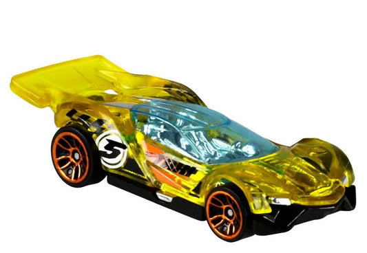 Hot Wheels 2020 Multipack Exclusive, Blitzspeeder, PREOWNED/LOOSE, translucent yellow
