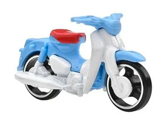 Hot Wheels 2023 #087/250 Honda Super Cub, NEW/LOOSE, pale blue
