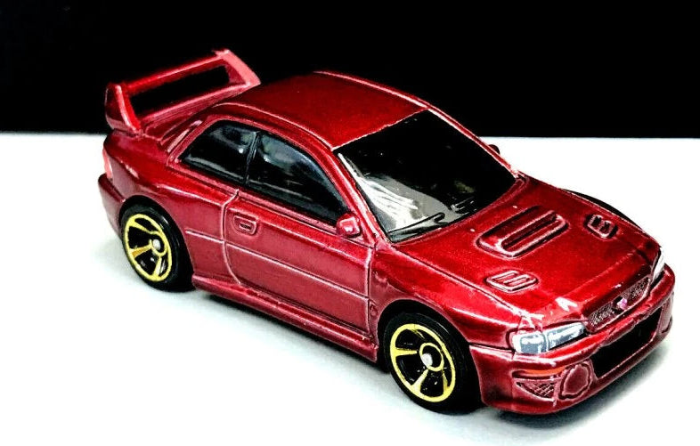 Hot Wheels 2020 #023/250 '98 Subaru Impreza 22B STi-Version, NEW/LOOSE, metalflake royal red
