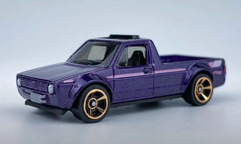 Hot Wheels 2022 Volkswagen Series 5/8, Volkswagen Caddy, NEW/LOOSE, metalflake royal purple