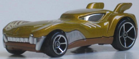 Hot Wheels 2010 #029/240 Howlin' Heat, NEW/LOOSE, metalflake gold