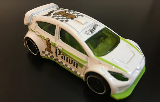 Hot Wheels 2018 #263/365 '12 Ford Fiesta, NEW/LOOSE, white