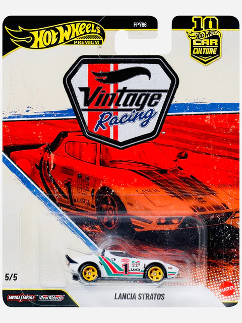 Hot Wheels 2026 Premium Vintage Racing 5/5, Lancia Stratos