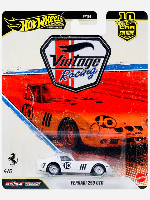 Hot Wheels 2026 Premium Vintage Racing 4/5, Ferrari 250 GTO