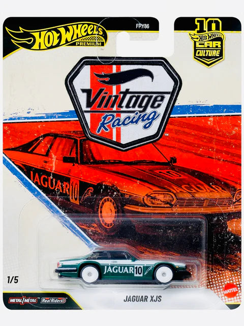 Hot Wheels 2026 Premium Vintage Racing 1/5, Jaguar XJS