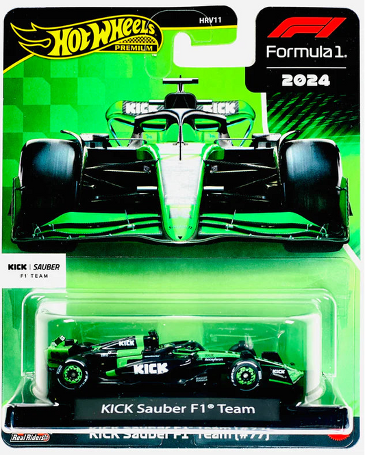 Hot Wheels 2025 Premium Formula 1 - Kick Sauber F1 Team (#77)