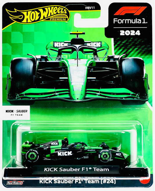 Hot Wheels 2025 Premium Formula 1 - Kick Sauber F1 Team (#24)
