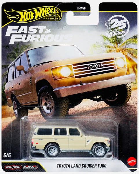 Hot Wheels 2026 Fast & Furious 25th Anniversary, Toyota Land Cruiser FJ60, tan