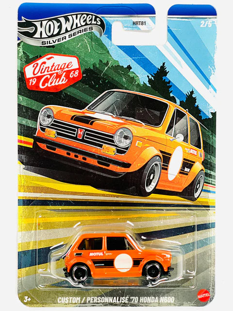Hot Wheels 2026 Vintage Club Grand Prix 2/5, Custom '79 Honda N600, orange