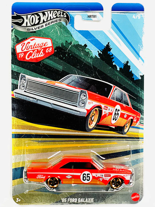 Hot Wheels 2026 Vintage Club Grand Prix 4/5, '65 Ford Galaxie, red