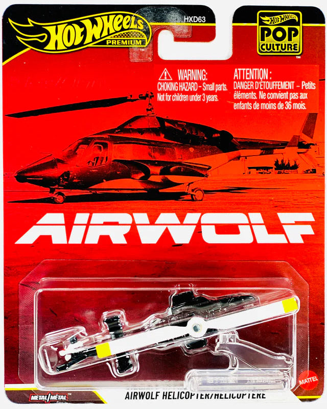 Hot Wheels 2026 Pop Culture Mix Q, Airwolf Helicopter, black