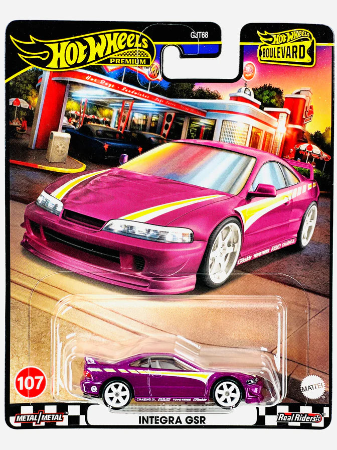 Hot Wheels Boulevard Series #107 Custom '01 Acura Integra GSR, purple