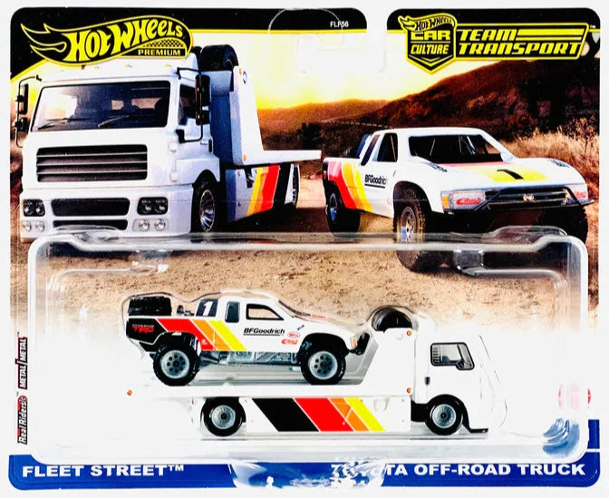 Hot Wheels Car Culture Team Transport #71 Fleet Street & Toyota Off-Road Truck
