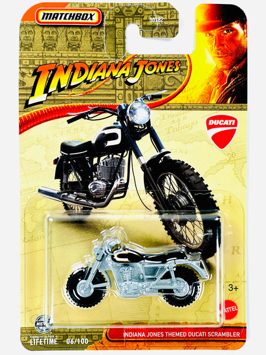Matchbox 2024 #006/100 Indiana Jones Themed Ducati Scrambler
