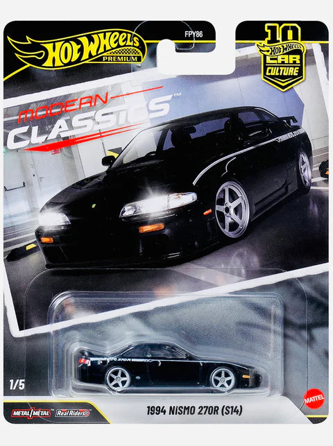Hot Wheels 2026 Premium Modern Classics 1/5, NISMO 270R (S14), black