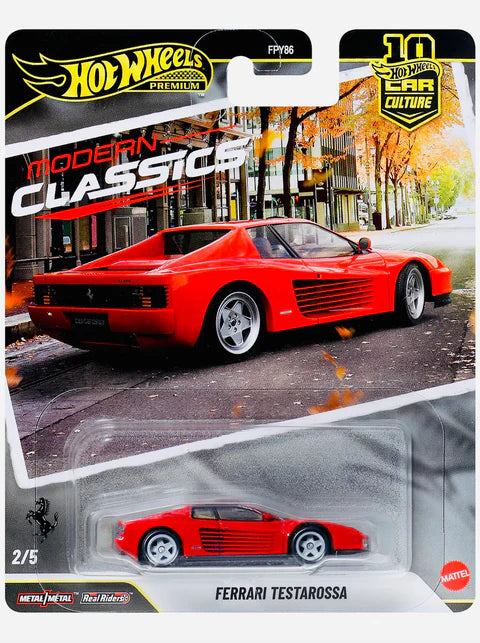 Hot Wheels 2026 Premium Modern Classics 2/5, Ferrari Testarossa, red