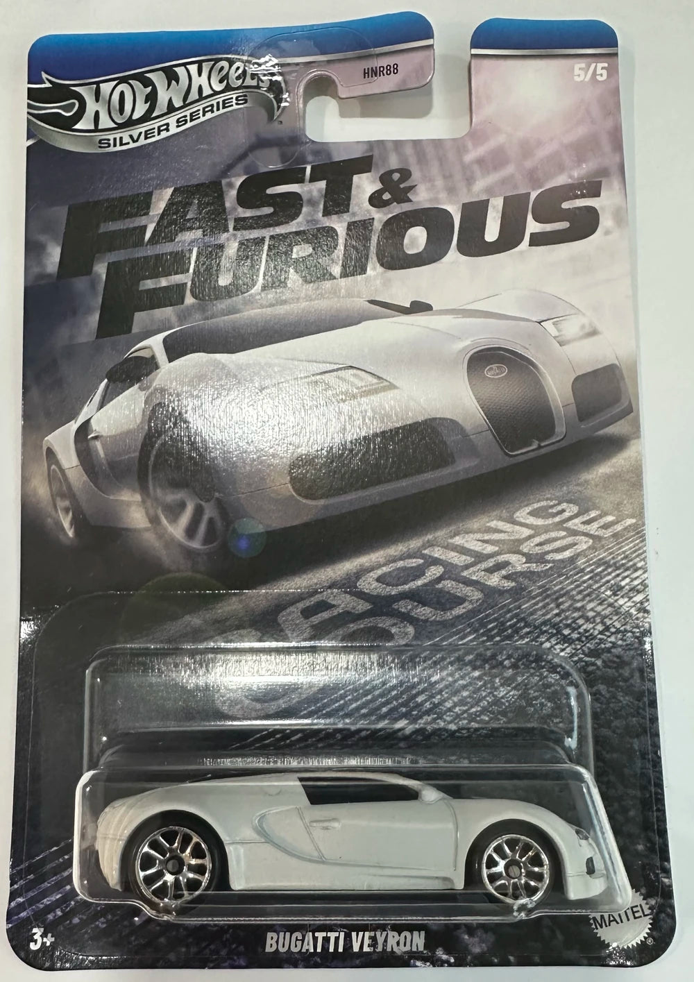 Hot Wheels 2025 Fast & Furious: Racing Course 5/5, Bugatti Veyron, white