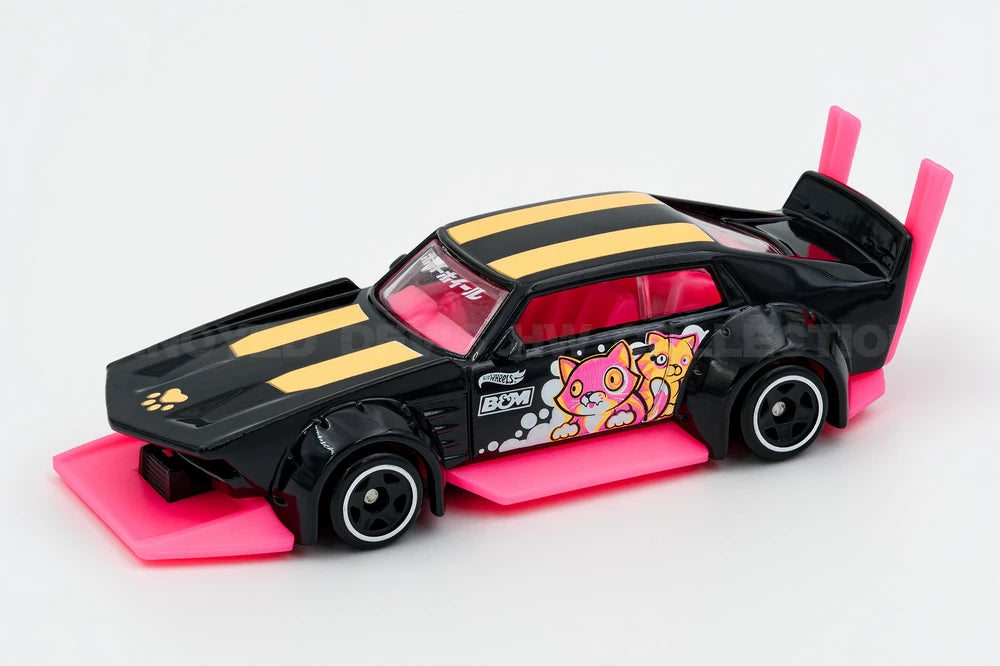 Hot Wheels 2025 Neon Speeders 4/8 Mad Manga, NEW/LOOSE, black