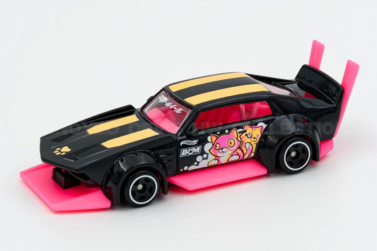 Hot Wheels 2025 Neon Speeders 4/8 Mad Manga, NEW/LOOSE, black