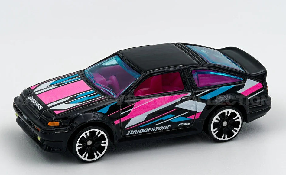 Hot Wheels 2025 Neon Speeders, Mix 2 4:8, Toyota AE-86 Corolla, NEW/LOOSE, black