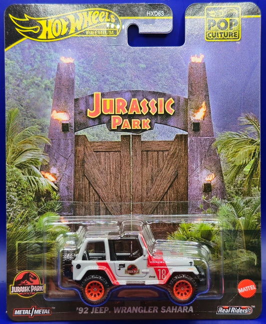 Hot Wheels 2025 Pop Culture Mix 4, '92 Jeep Wrangler Sahara, grey