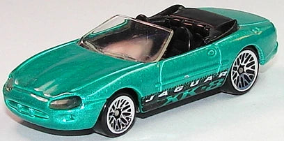 Hot Wheels 1998 #639 Jaguar XK9, NEW/LOOSE, metallic green