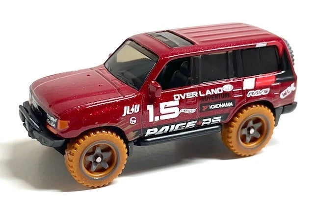 Hot Wheels 2022 #091/250 Toyota Land Cruiser 80, NEW/LOOSE, metallic red