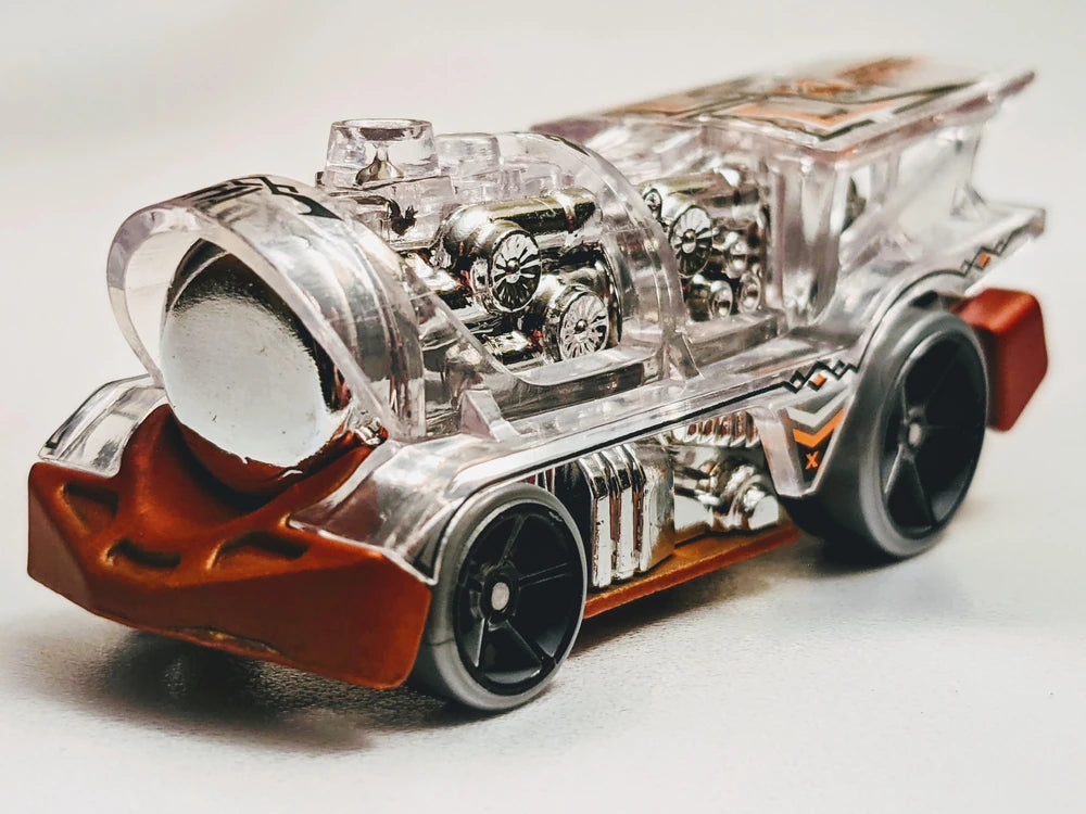 Hot Wheels 2021 #099/250, Loco Motorin', NEW/LOOSE, clear
