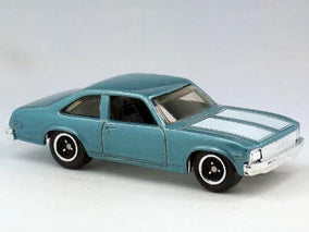 Matchbox 2021 #022/100, 1979 Chevy Nova, NEW/LOOSE, metalflake light blue