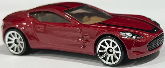 Hot Wheels 2025 Multipack Exclusive Aston Martin One-77, NEW/LOOSE, red