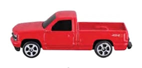 Maisto, Fresh Metal 100 Collection, 1993 Chevrolet 454 SS Pick-up, NEW/LOOSE, red