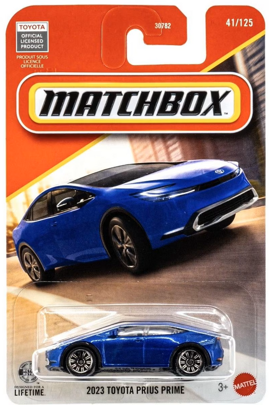 Matchbox 2026 #041/125, 2023 Prius Prime, metalflake dark blue