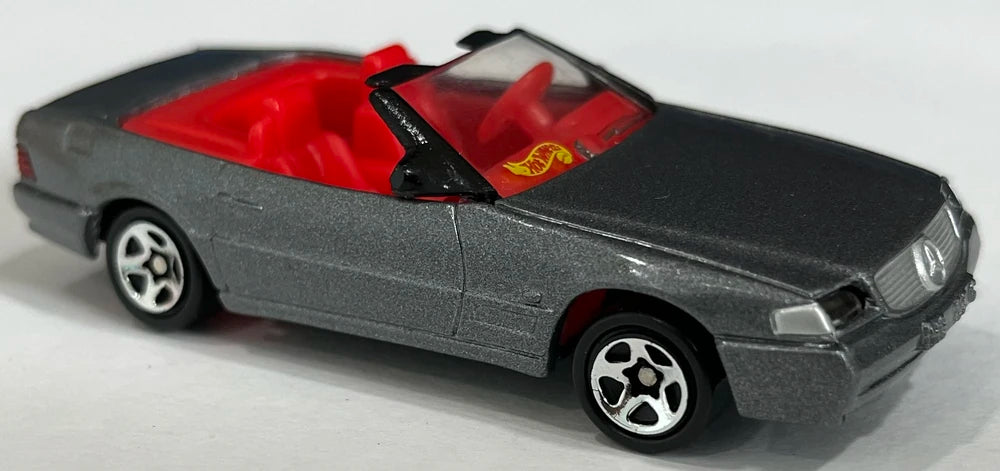 Hot Wheels 1996 #494, Mercedes-Benz 500 SL, NEW/LOOSE, metallic grey