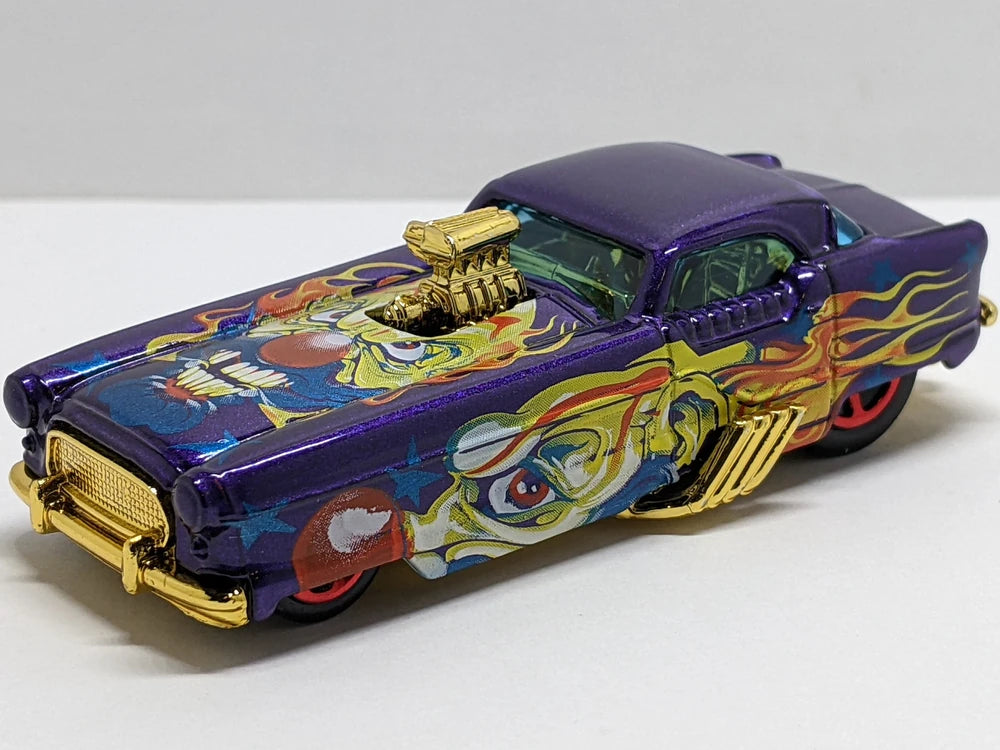 Hot Wheels 2003 #097, Metrorail, PREOWNED/LOOSE, purple