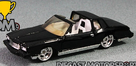 Hot Wheels 2004 Whips: Team Baurtwell (Old School), Chevy Monte Carlo/Montezooma, NEW/LOOSE, black