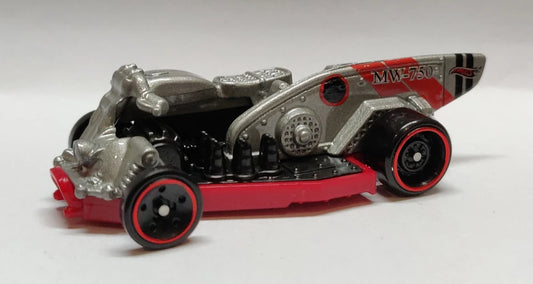 Hot Wheels 2019 #088/250, Moto Wing, NEW/LOOSE, metallic grey