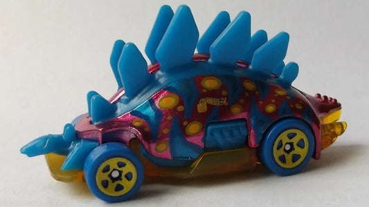 Hot Wheels 2020 Hot Wheels id: Motosaurus, NEW/LOOSE, spectraflame pink