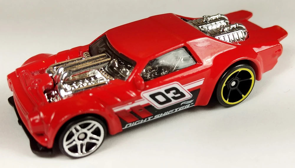 Hot Wheels 2017 #121/365, Night Shifter, NEW/LOOSE, red