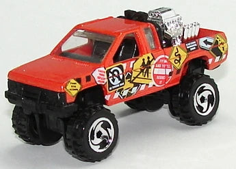 Hot Wheels 1998 #735, Nissan Hardbody, NEW/LOOSE, pearl orange