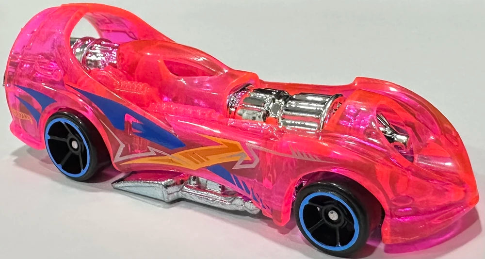 Hot Wheels 2025 #109/250 Power Rocket, NEW/LOOSE, translucent pink