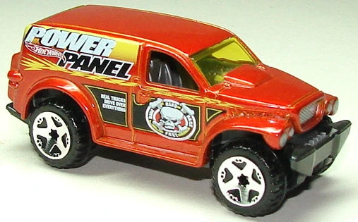 Hot Wheels 2003 #041 Power Panel, NEW/LOOSE, metallic orange