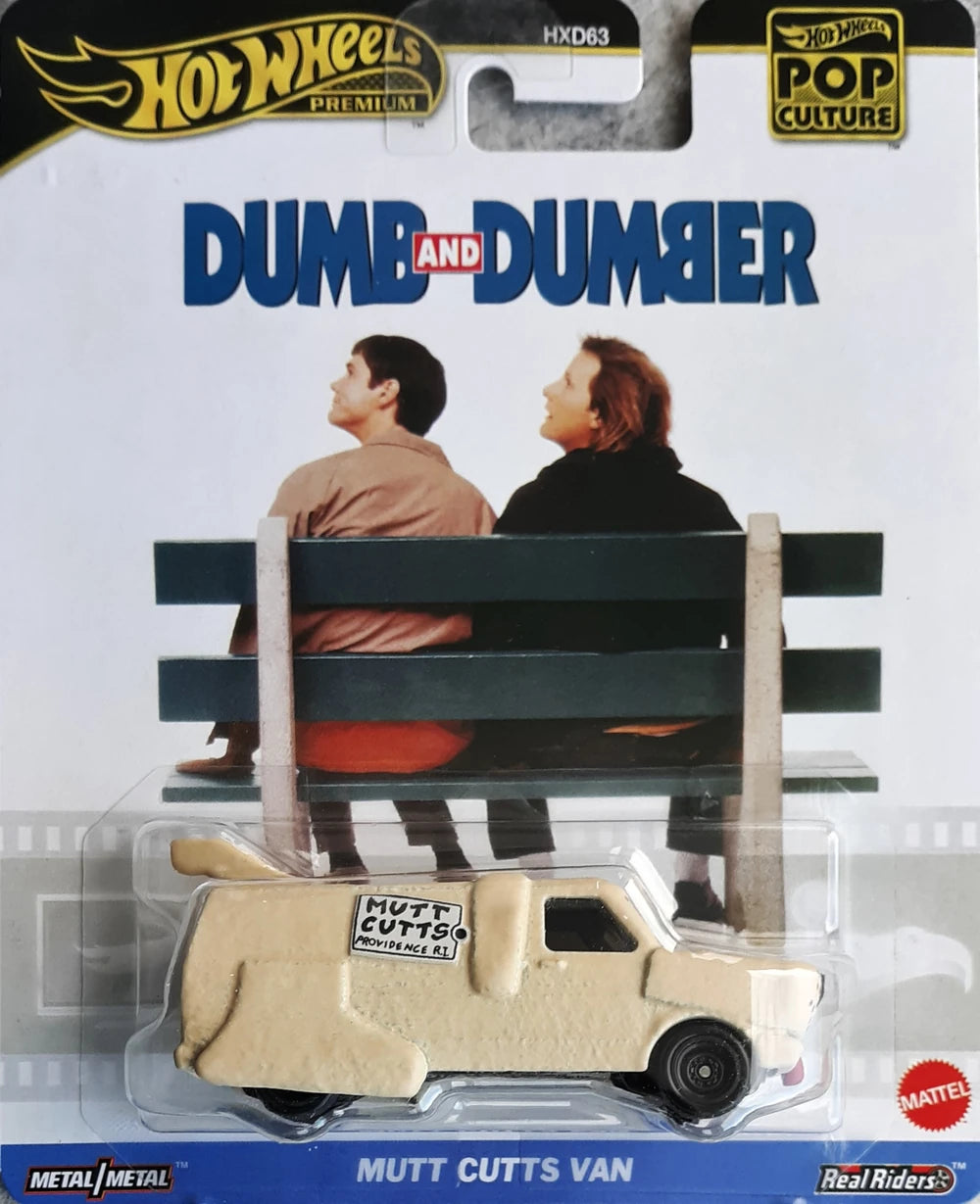 Hot Wheels 2025 Pop Culture Mix 2, Dumb and Dumber Mutt Cutts Van, tan