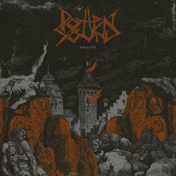 Rotten Sound - Apocalypse, LP, 12" silver & black marbled vinyl, gatefold, Season Of Mist – SOM 673LP